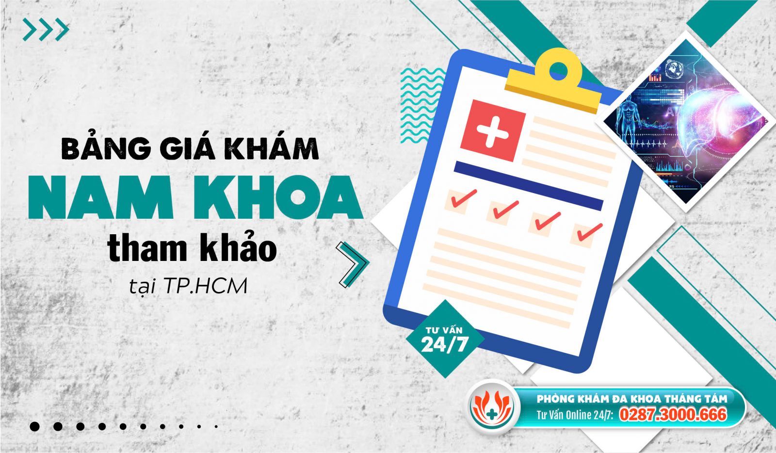 Chi tiết bảng giá khám nam khoa tại TP. HCM 