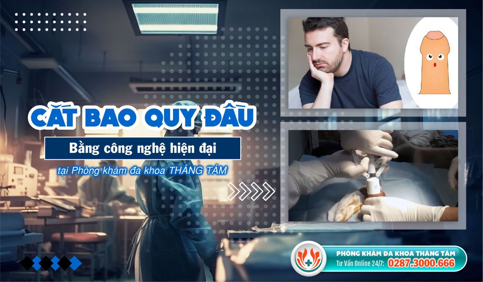Phương pháp cắt bao quy đầu hiện đại 