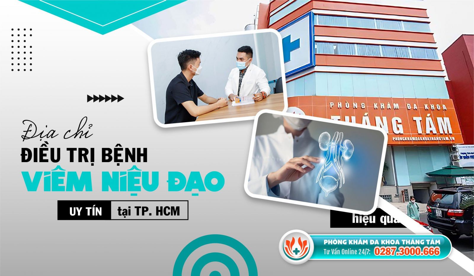 Địa chỉ điều trị viêm đường tiểu uy tín tại TPHCM