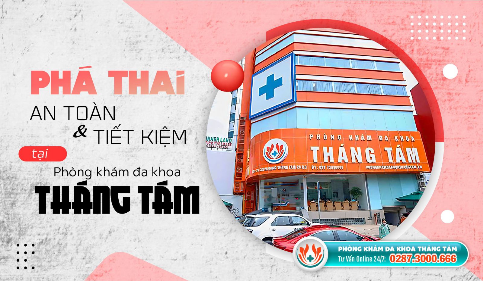 Đình chỉ thai an toàn tại Đa khoa Tháng Tám